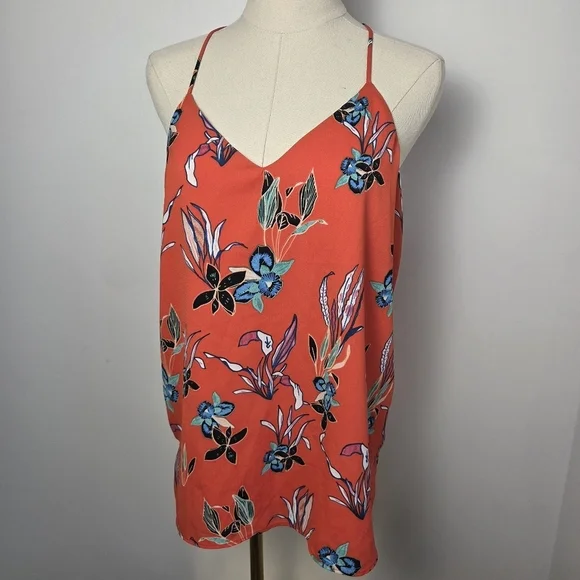 c&e Floral Racerback Tank Top - Picture 2 of 13